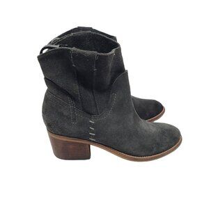 Dolce Vita Graham Gray Suede Leather Ankle Pull On Boot Women Size 7.5‎
